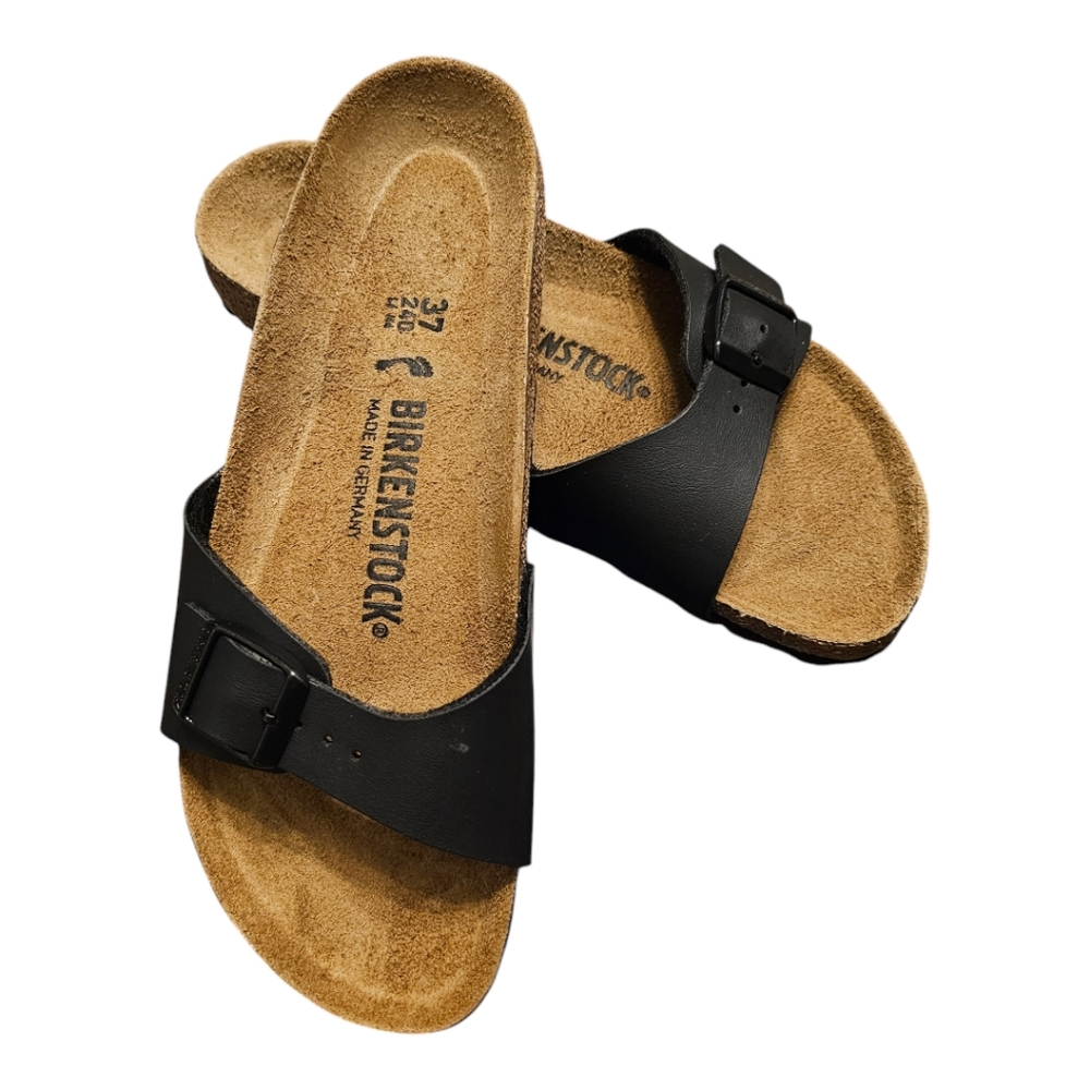 BIRKENSTOCK Madrid Black Sandals - Womens